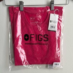 Shocking pink fair isle salta underscrub